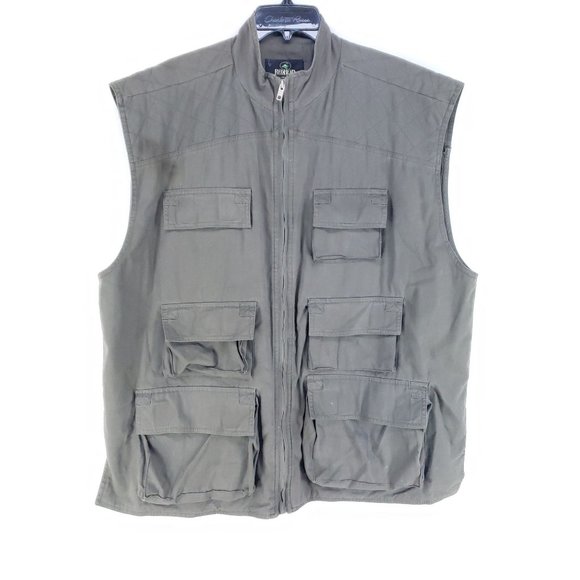 Redhead Outdoor Vest Men's Sz XL Green Collared - Picture 1 of 7